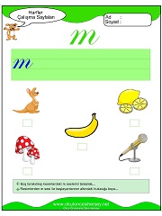 M Sesi Çalışma Sayfaları